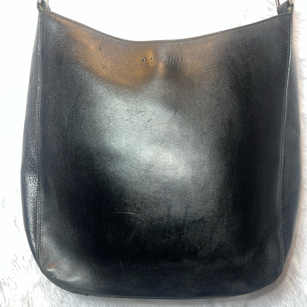 Vintage Coach  New York Black leather made in Italy